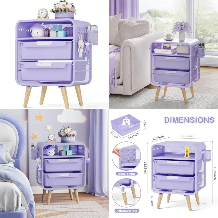 Nightstand, Girls Bedside Table, Night Side Table, Night Stand, End Tables Bedroom, Cute Nightstand with Storage Drawer for Gir
Nightstand, Girls Bedside Table, Night Side Table, Night Stand, End Tables Bedroom, Cute Nightstand with Storage Drawer for Gir
