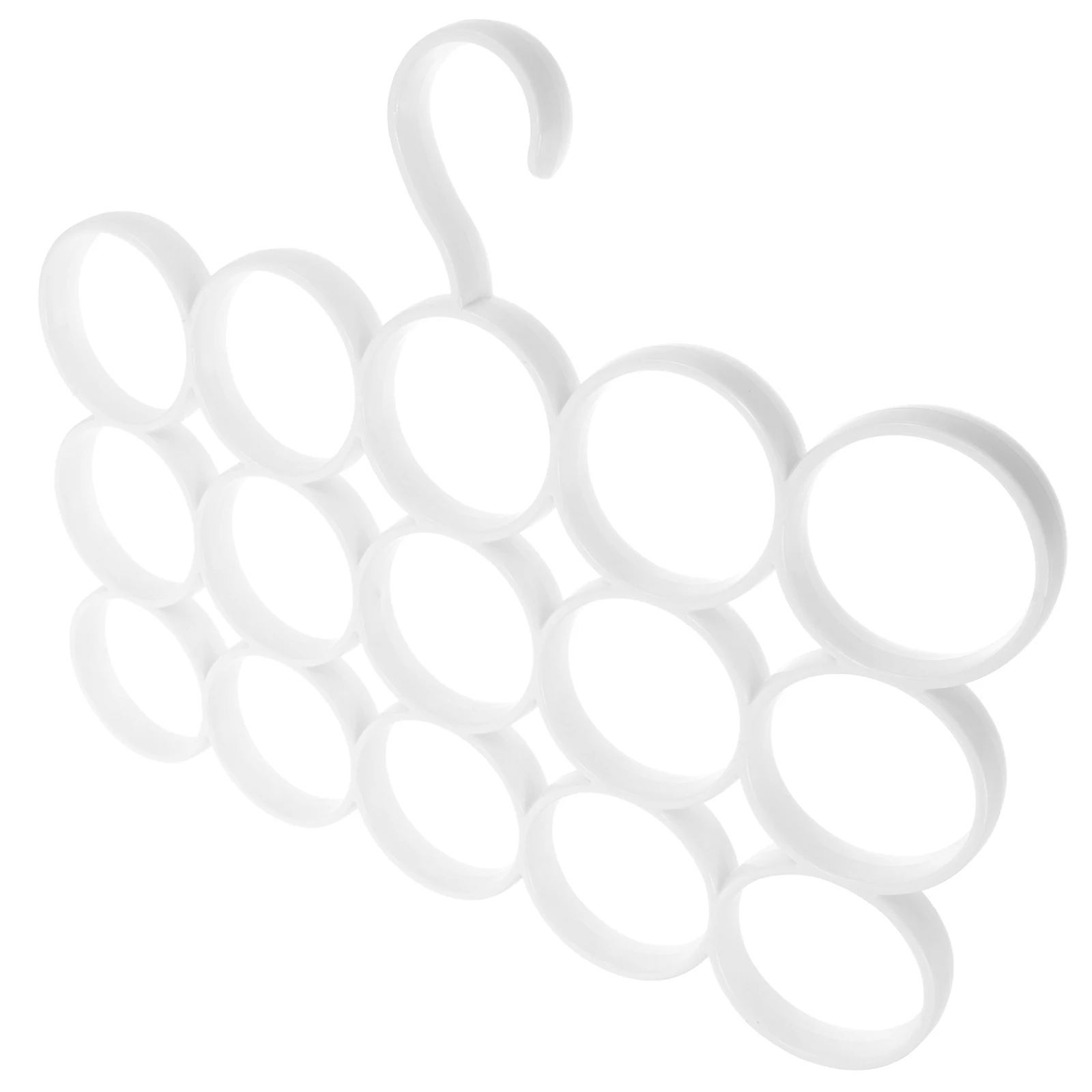 15 Rings Scarf Tie Hanger Multifunctional Storage Rack Wardrobe Shawl Holder Circle Organizer Ties
15 Rings Scarf Tie Hanger Multifunctional Storage Rack Wardrobe Shawl Holder Circle Organizer Ties