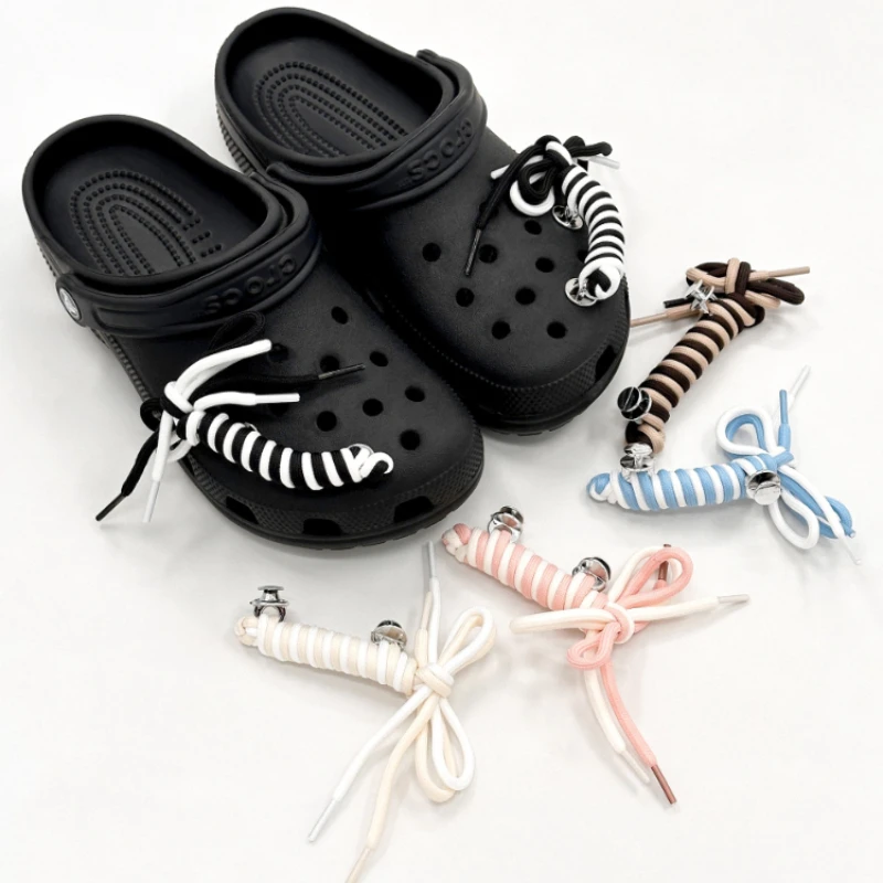 Two Color Handmade Woven Shoelace Charms for Clog Shoes DIY Decoration Accessories Cute Pendant Matching Shoe Buckles
Two Color Handmade Woven Shoelace Charms for Clog Shoes DIY Decoration Accessories Cute Pendant Matching Shoe Buckles