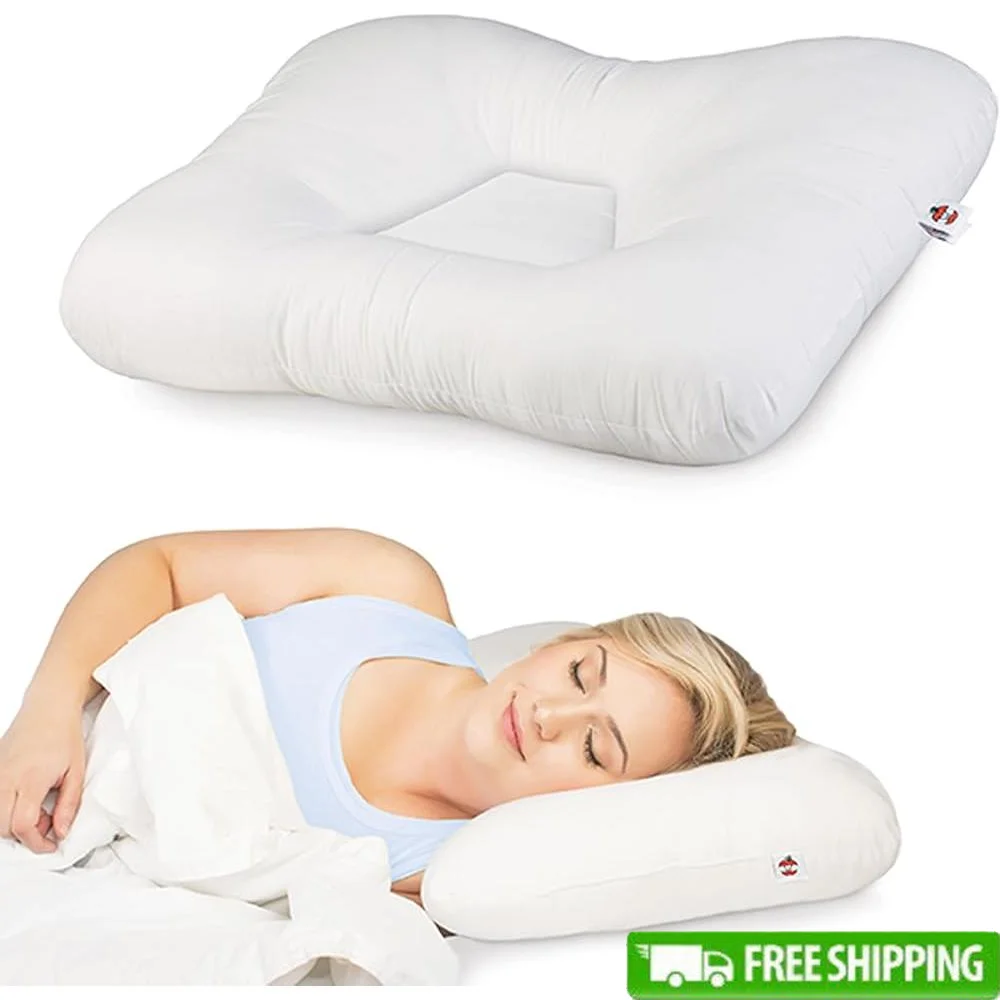 Tri-Core Cervical Support Pillow Neck and Shoulder Pain Relief Ergonomic Orthopedic Contour Sleeping Pillow Back and Side
Tri-Core Cervical Support Pillow Neck and Shoulder Pain Relief Ergonomic Orthopedic Contour Sleeping Pillow Back and Side
