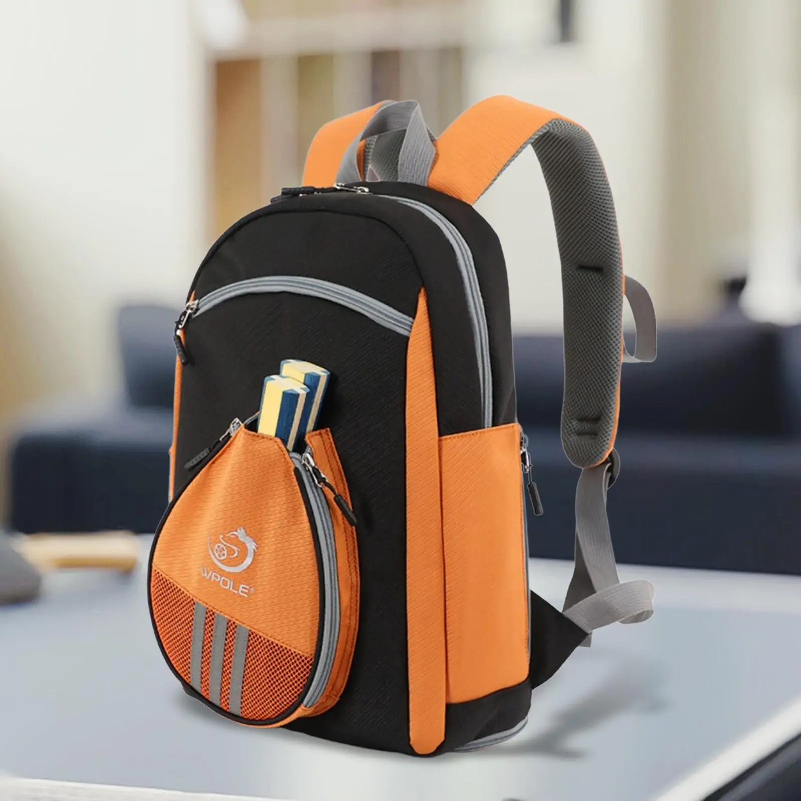 Table Tennis Racket Bag for Athlete Multipurpose Sports Backpack Rucksack
Table Tennis Racket Bag for Athlete Multipurpose Sports Backpack Rucksack