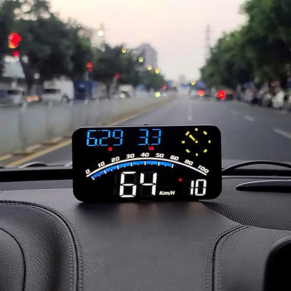 Head-Up Gauge Universal Windshield Projector Car HUD Speedmeter Sturdy Stable Head-Up Speed Meter
Head-Up Gauge Universal Windshield Projector Car HUD Speedmeter Sturdy Stable Head-Up Speed Meter