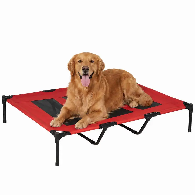 PawHut XL Elevated Dog Bed, Outdoor Raised Dog Bed, Portable Pet Cot w/Carry Bag Metal Frame Breathable Mesh Indoor and Outdoor Red
PawHut XL Elevated Dog Bed, Outdoor Raised Dog Bed, Portable Pet Cot w/Carry Bag Metal Frame Breathable Mesh Indoor and Outdoor Red