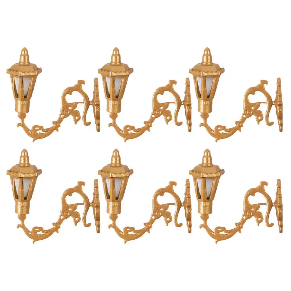 6Pcs Wall Lamp Miniature Warm Light Decorative Mini House Accessory Realistic Craft Scene Lighting Sand Table Decor
6Pcs Wall Lamp Miniature Warm Light Decorative Mini House Accessory Realistic Craft Scene Lighting Sand Table Decor