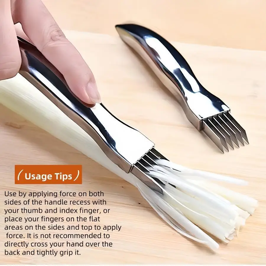 1 шт. многофункциональная овощерезка из нержавеющей стали — идеально подходит для лука, чеснока, помидоров — портативная O
1 шт. многофункциональная овощерезка из нержавеющей стали — идеально подходит для лука, чеснока, помидоров — портативная O