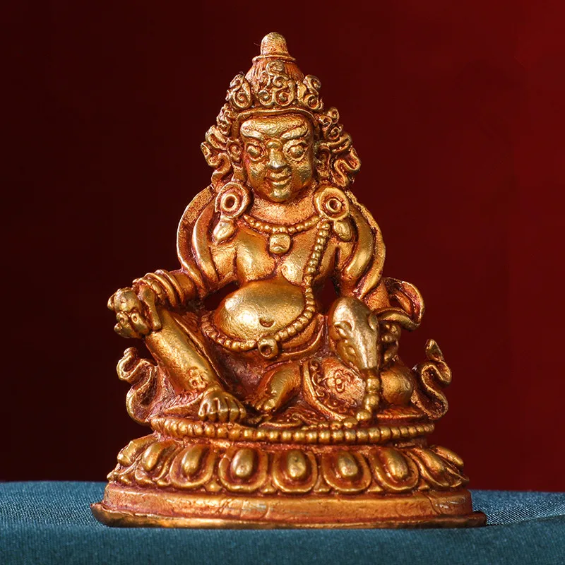 6.5cm Pure Copper Handmade Pocket Small Buddhist Yellow Jambhala Bodhisattva Guanyin Tibetan Statue/Figurne
6.5cm Pure Copper Handmade Pocket Small Buddhist Yellow Jambhala Bodhisattva Guanyin Tibetan Statue/Figurne