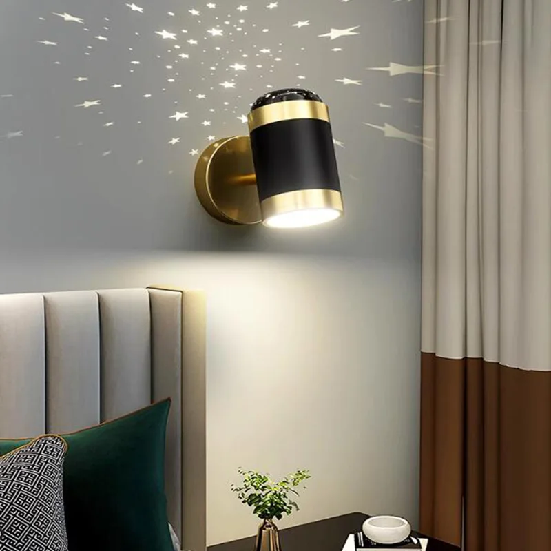 Nordic Ins Style Creative Starry Sky Projection Wall Lamp Bedroom Living Room Hotel Ceiling Decoration Lighting LED Wall light
Nordic Ins Style Creative Starry Sky Projection Wall Lamp Bedroom Living Room Hotel Ceiling Decoration Lighting LED Wall light