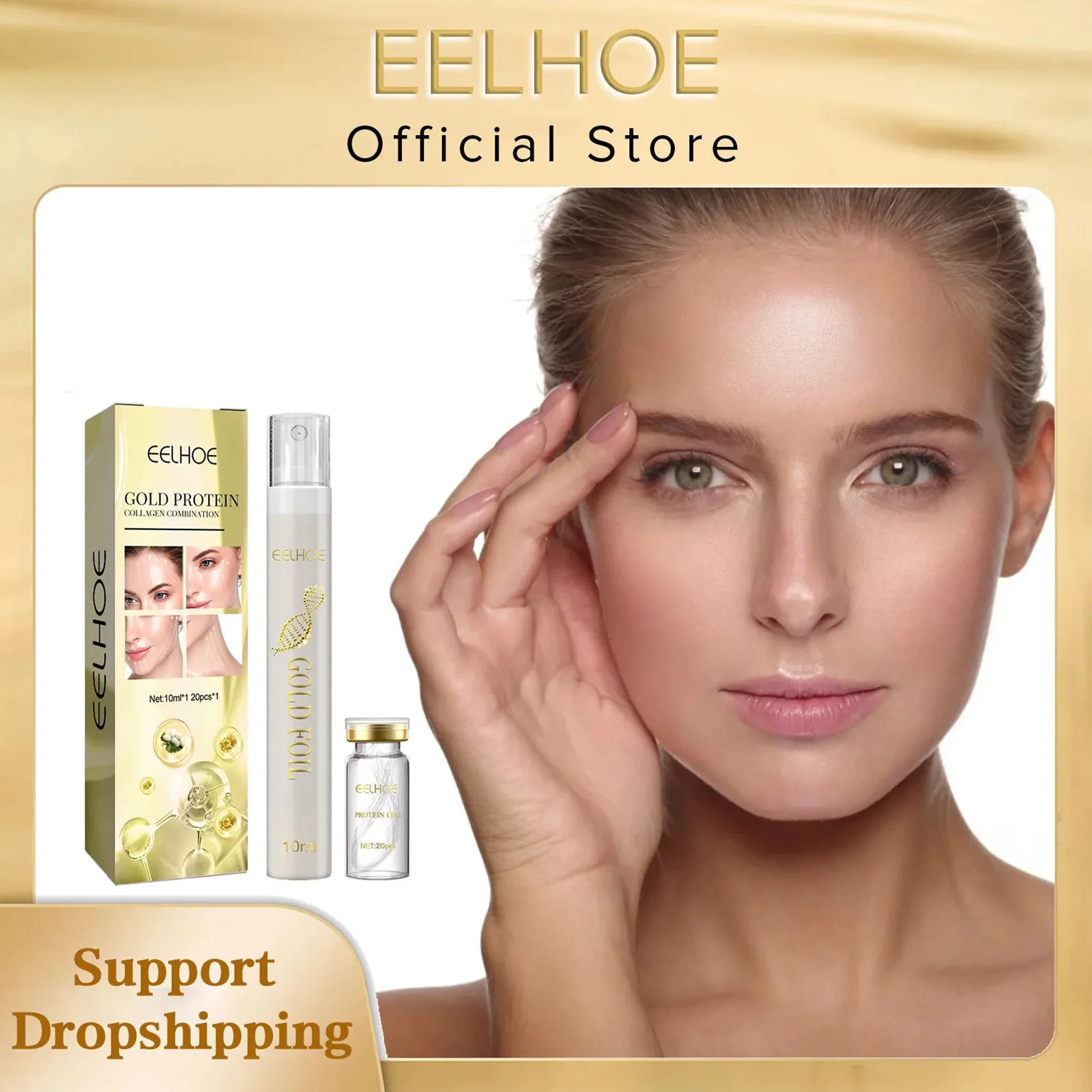 EELHOE Protein Thread Lifting Kit Face Lift Firming Absorbable Anti-Aging Facial Serum Collagen Wrinkle Remove Skin Care Essence
EELHOE Protein Thread Lifting Kit Face Lift Firming Absorbable Anti-Aging Facial Serum Collagen Wrinkle Remove Skin Care Essence