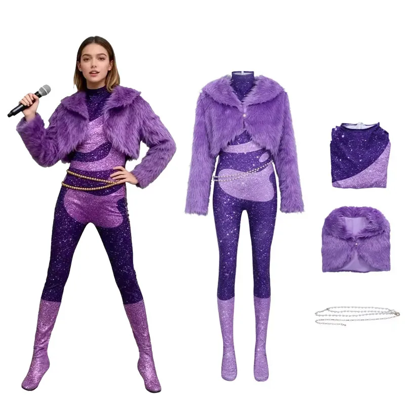 Gazelle Cosplay Costume Purple Plush Coat Jacket Cartoon Zoo 2 Movie Women Girls Halloween Christmas Outfits Dress Up Clothes
Gazelle Cosplay Costume Purple Plush Coat Jacket Cartoon Zoo 2 Movie Women Girls Halloween Christmas Outfits Dress Up Clothes