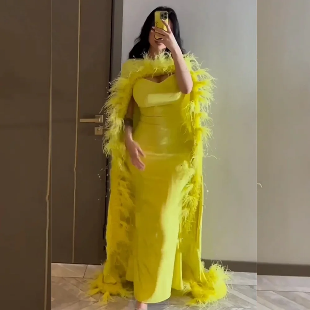 Jiayigong Jersey Feather Clubbing A-line High Collar Bespoke Occasion Gown Long Es Saudi Arabia
Jiayigong Jersey Feather Clubbing A-line High Collar Bespoke Occasion Gown Long Es Saudi Arabia