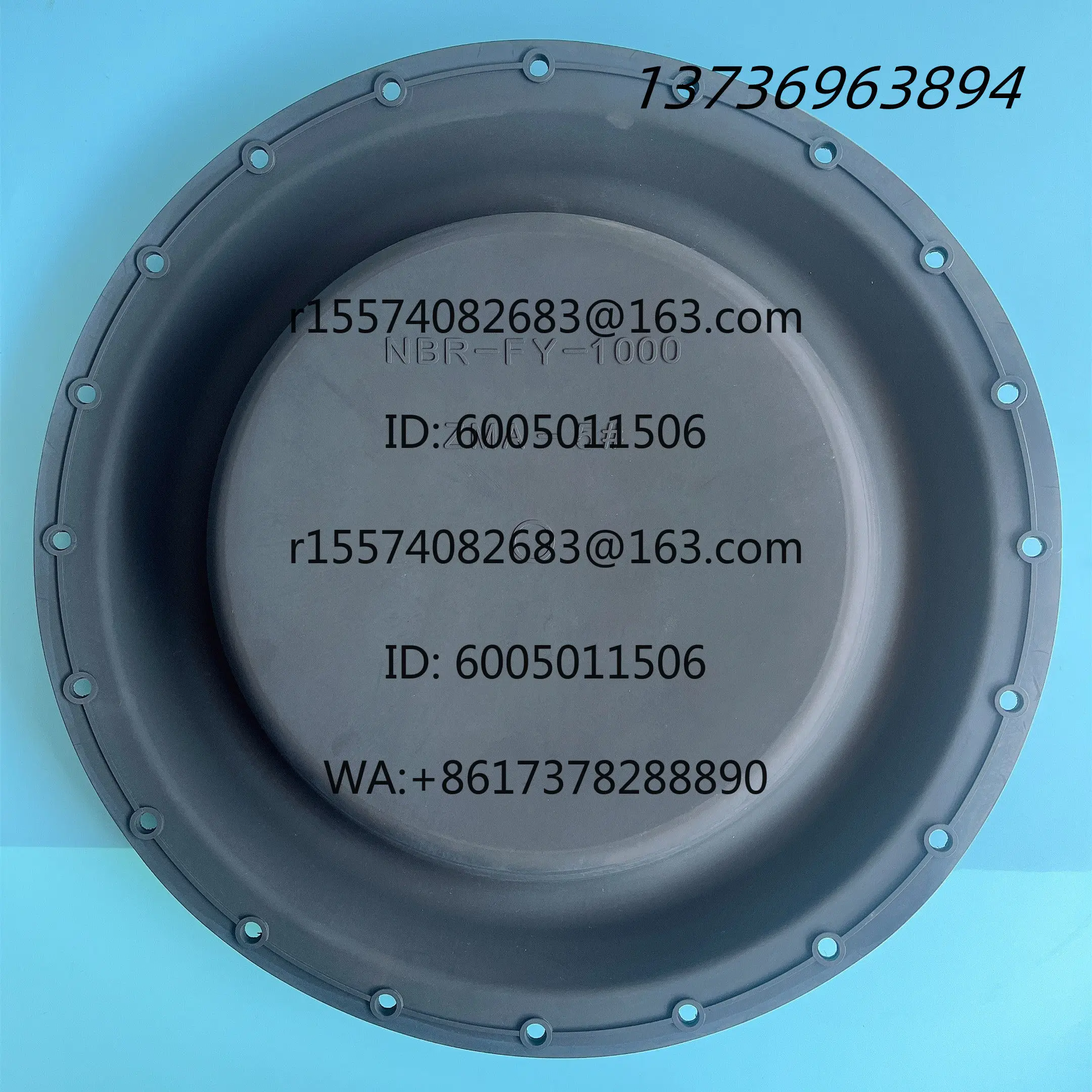 NBR-FY-1000 Pneumatic Control Valve Diaphragm Sheet ZMA-5 Vapor Control Valve Diaphragm Sheet Outer Diameter 500 20 Holes
NBR-FY-1000 Pneumatic Control Valve Diaphragm Sheet ZMA-5 Vapor Control Valve Diaphragm Sheet Outer Diameter 500 20 Holes