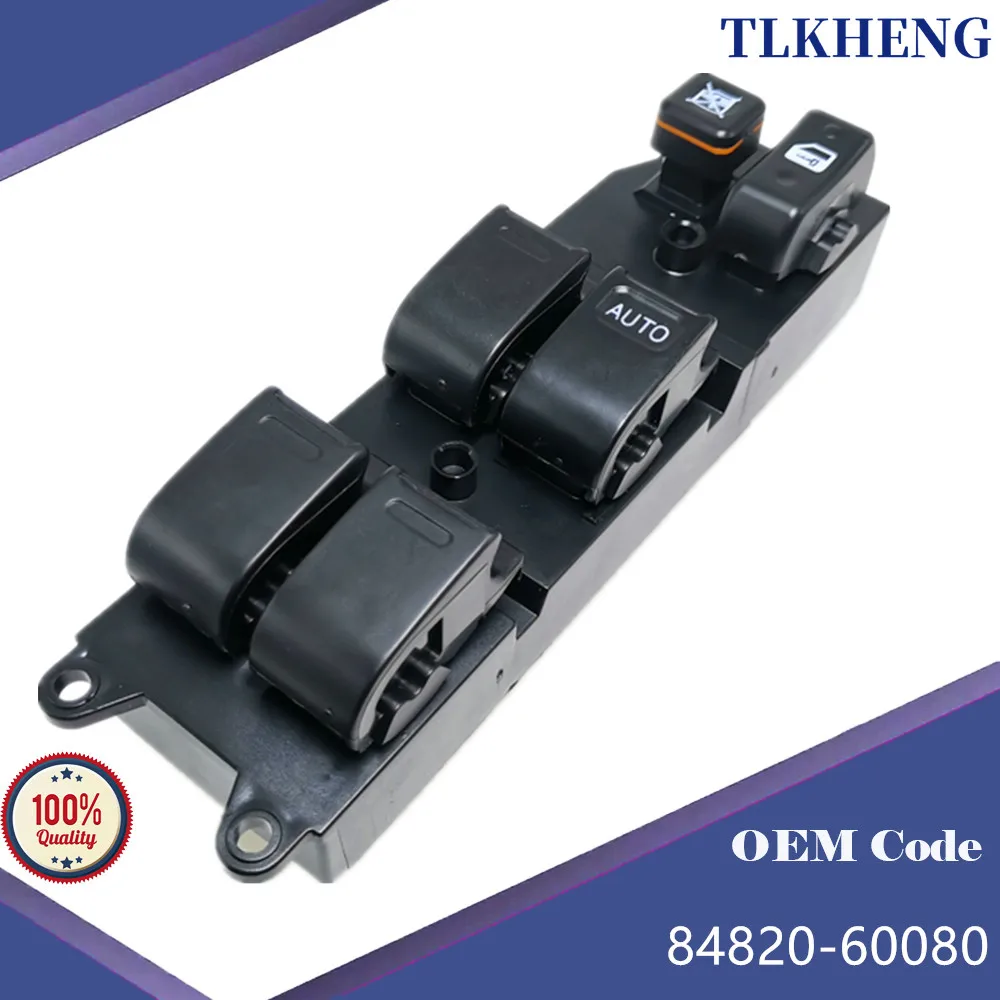 84820-60080 Right Power Window Switch For Toyota YARIS Hilux Land Cruiser 90,1996-2002
84820-60080 Right Power Window Switch For Toyota YARIS Hilux Land Cruiser 90,1996-2002