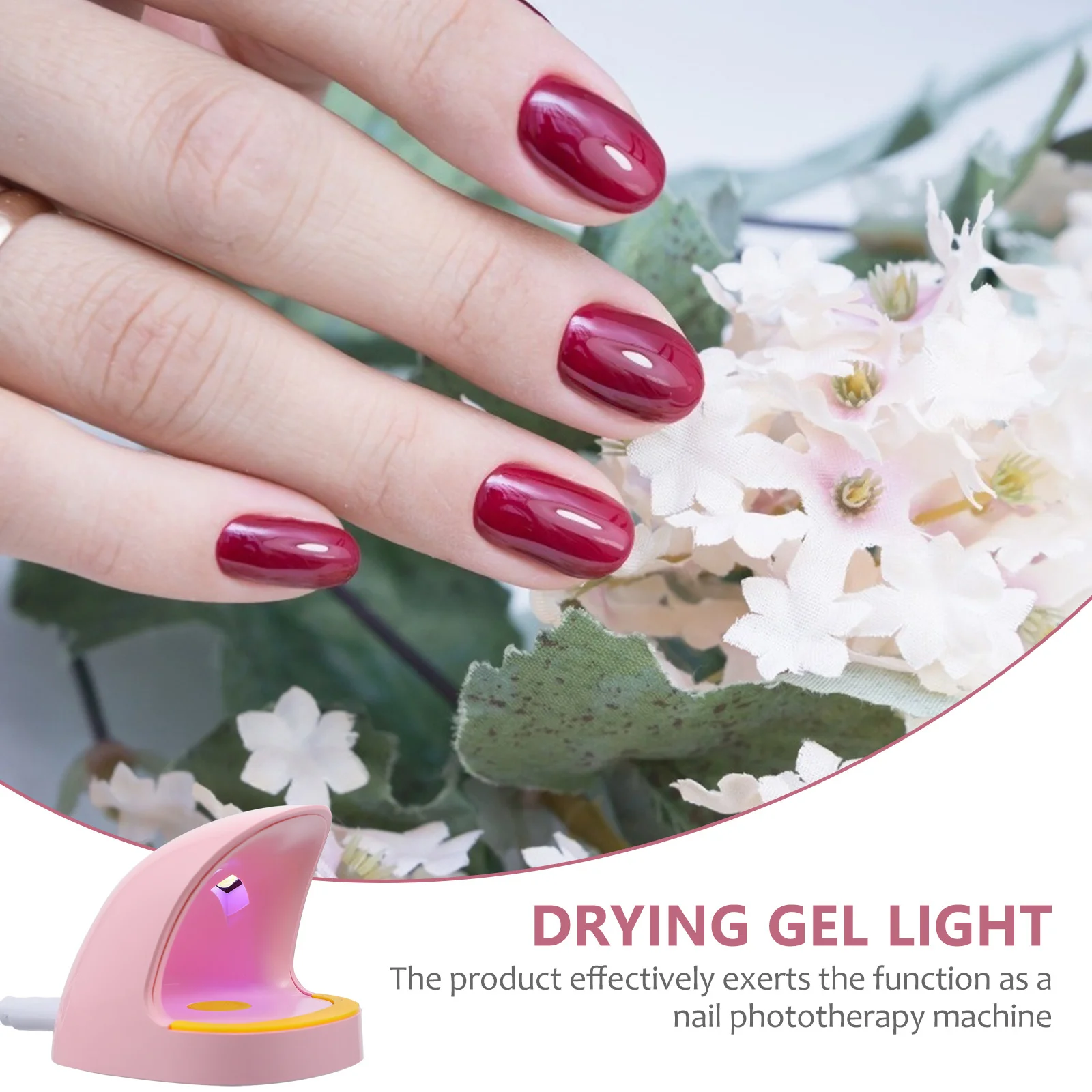Mini Portable Nail Art Lamp USB Powered Gel Drying Light Nail Polish Dryer Desktop Manicure Supply Drying Gel Light
Mini Portable Nail Art Lamp USB Powered Gel Drying Light Nail Polish Dryer Desktop Manicure Supply Drying Gel Light