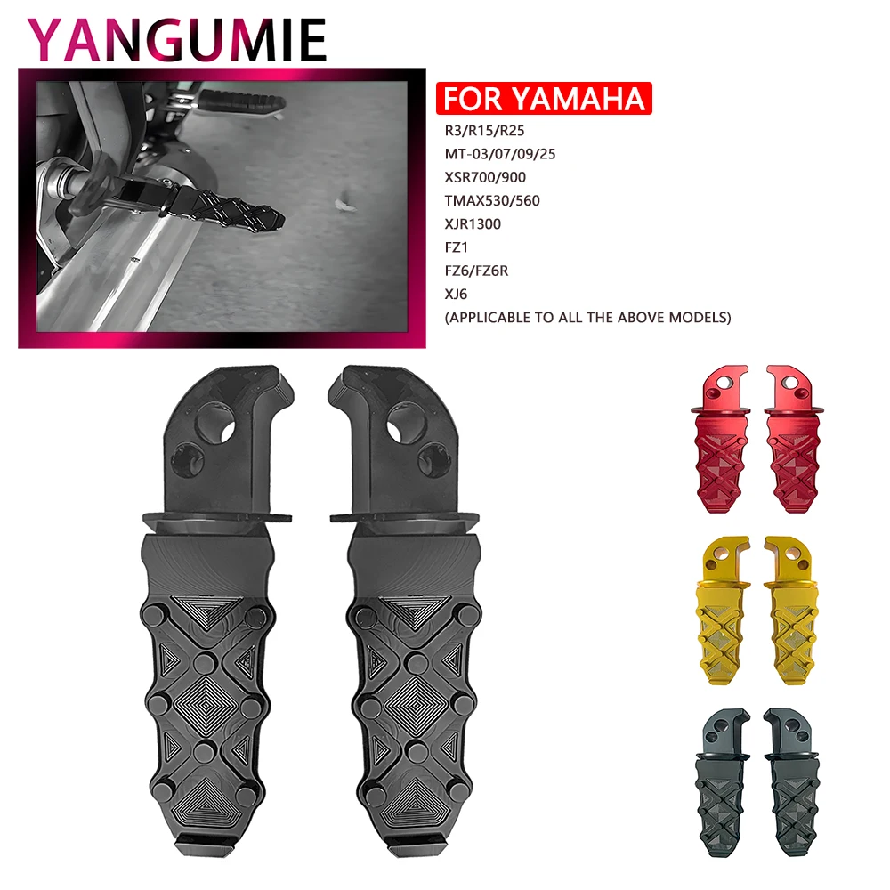 Suitable for Yamaha Tech Max T-max 560 530 TMAX530 /560 motorcycle parts CNC aluminum alloy rear passenger footpegs Universal
Suitable for Yamaha Tech Max T-max 560 530 TMAX530 /560 motorcycle parts CNC aluminum alloy rear passenger footpegs Universal