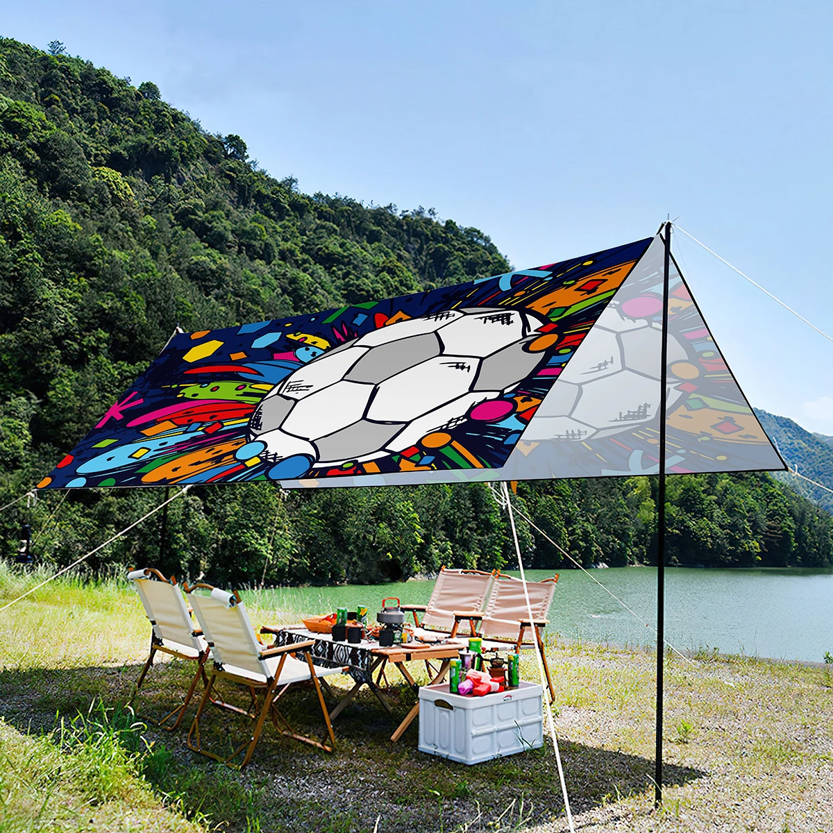 Lightweight Shade Canopy For a Large Group,Portable and UV-resistant Waterproof Machine Washable Oxford Tent For Park-Football
Lightweight Shade Canopy For a Large Group,Portable and UV-resistant Waterproof Machine Washable Oxford Tent For Park-Football