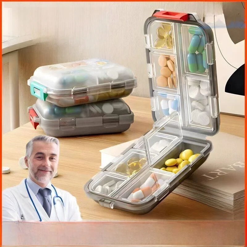 Food Grade Sealed Portable Medicine Box Light Proof Organizer for Daily Three Meals Seven Days a Week Small Size
Food Grade Sealed Portable Medicine Box Light Proof Organizer for Daily Three Meals Seven Days a Week Small Size