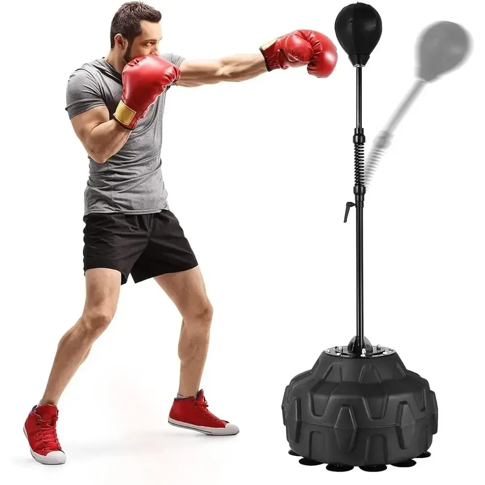 Height-Adjustable Speed Bag with Stand for Punching and Kickboxing Training
Height-Adjustable Speed Bag with Stand for Punching and Kickboxing Training