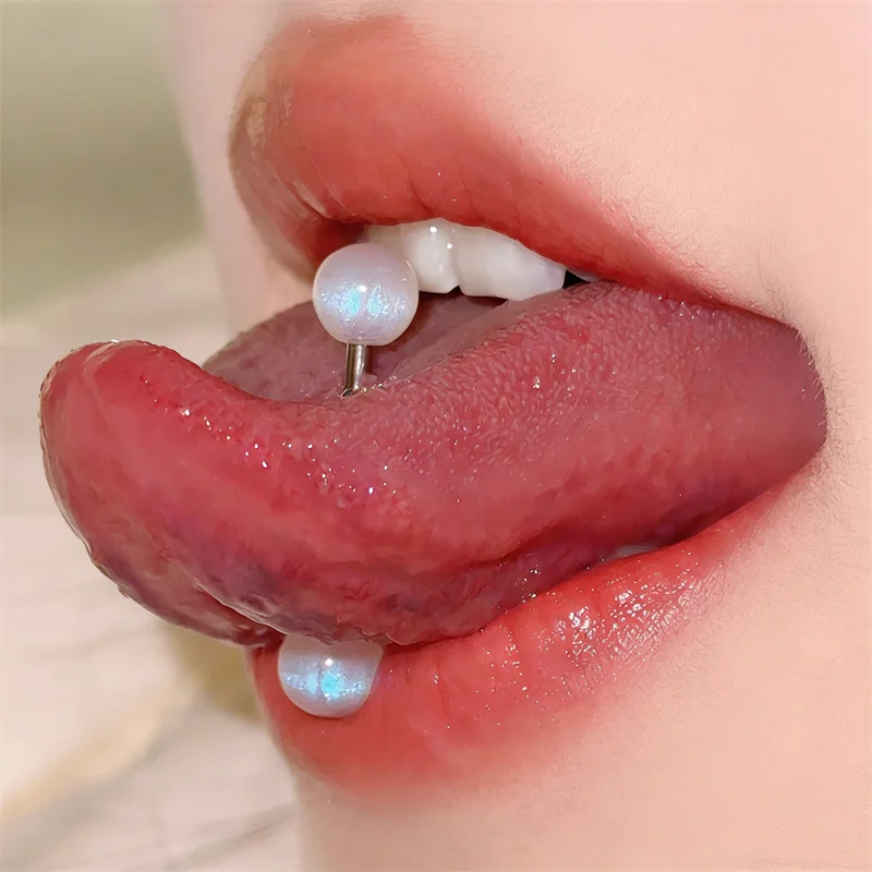Sparkling Acrylic Bead Tongue Stud Titanium Steel Piercing Rod Tongue Ring Sexy Body Jewelry Accessory
Sparkling Acrylic Bead Tongue Stud Titanium Steel Piercing Rod Tongue Ring Sexy Body Jewelry Accessory