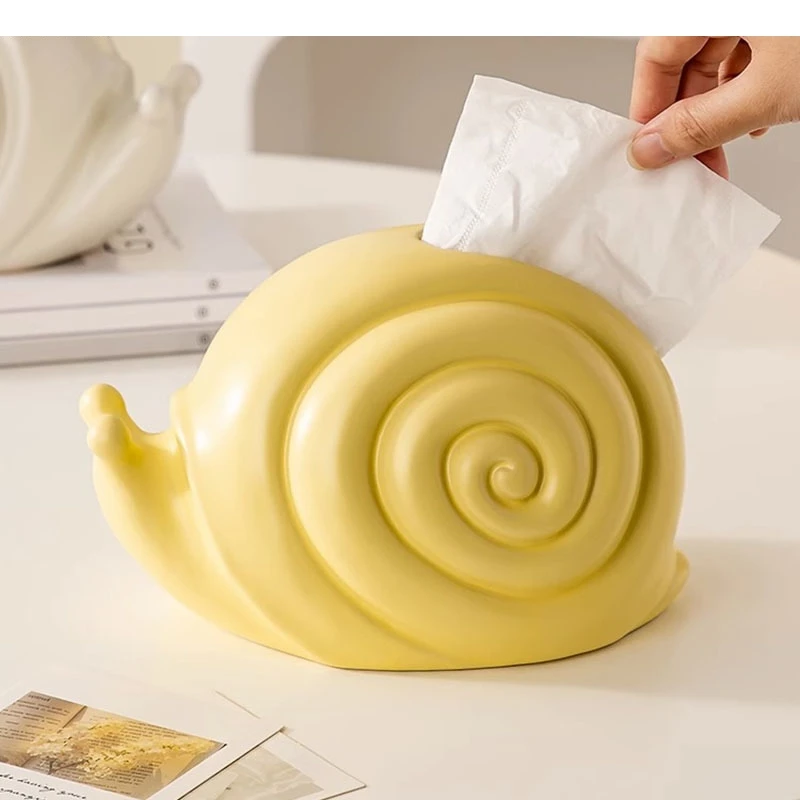 Snail Shaped Ceramic Tissue Box Living Room Dining Table Removable Napkin Home Storage Container
Snail Shaped Ceramic Tissue Box Living Room Dining Table Removable Napkin Home Storage Container