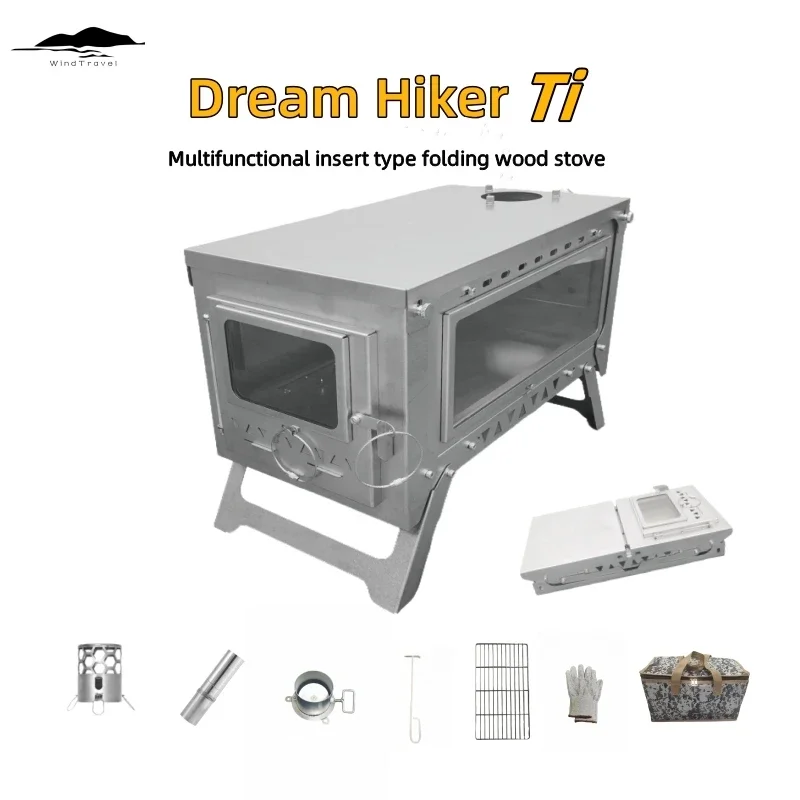 Складная титановая двойная стеклянная горелка Dream-Hiker для пешего туризма, кемпинга, палатки, горелки, барбекю
Складная титановая двойная стеклянная горелка Dream-Hiker для пешего туризма, кемпинга, палатки, горелки, барбекю