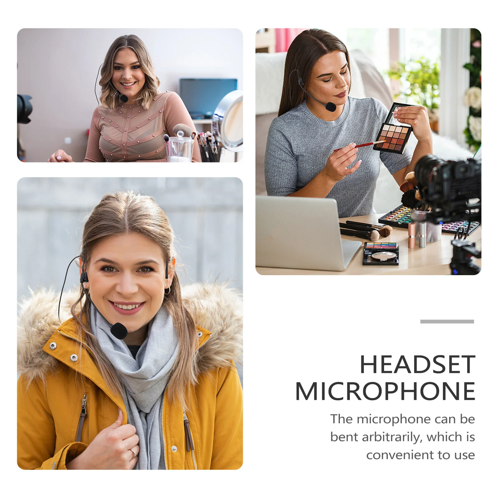 Wired Microphone 3.5mm Screw Lock Headwear Condenser Mic Lightweight Speaker Microphone Headset for Voice Amplifier
Wired Microphone 3.5mm Screw Lock Headwear Condenser Mic Lightweight Speaker Microphone Headset for Voice Amplifier