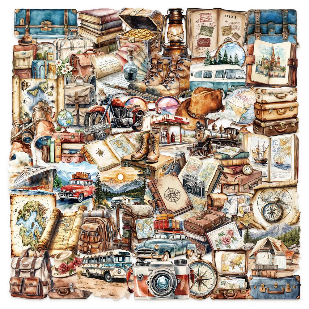 10/30/50pcs Transparent PET Vintage Outdoor Travel Aesthetic Stickers DIY Laptop Skateboard Guitar Cartoon Decoration Decals Toy
10/30/50pcs Transparent PET Vintage Outdoor Travel Aesthetic Stickers DIY Laptop Skateboard Guitar Cartoon Decoration Decals Toy