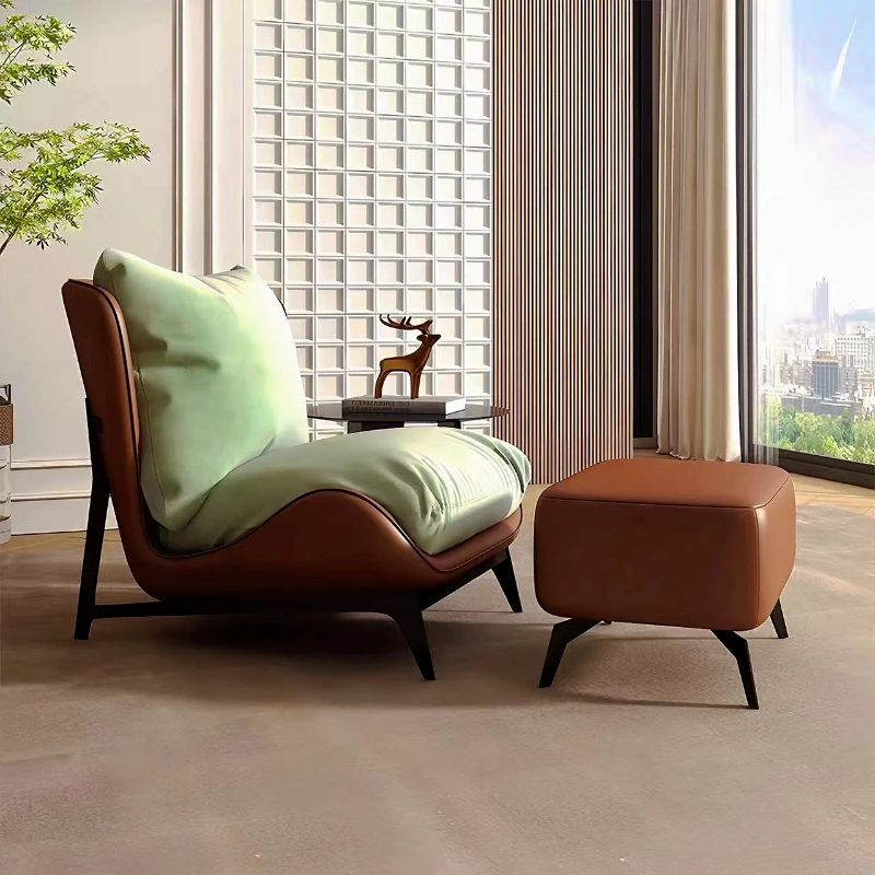 Nordic Simple Single Sofa Chair Modern Balcony Leisure Chair Italian Living Room Comfortable Tiger Chair Designer Home Furniture
Nordic Simple Single Sofa Chair Modern Balcony Leisure Chair Italian Living Room Comfortable Tiger Chair Designer Home Furniture
