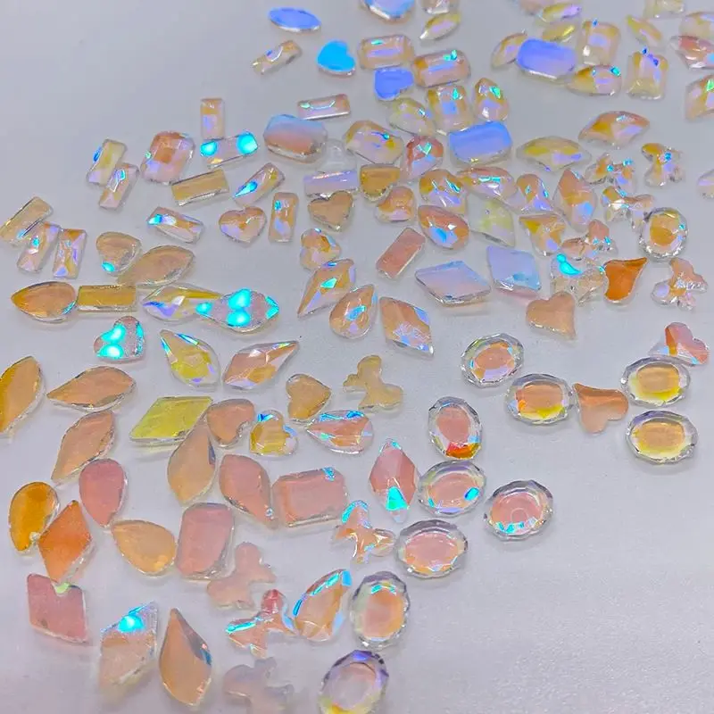 100pcs Transparent Paradise Mixed Shape Flatback Rhinestones Irregular Diamonds Nail Art For Decorations 3D DIY Jewelry Beads
100pcs Transparent Paradise Mixed Shape Flatback Rhinestones Irregular Diamonds Nail Art For Decorations 3D DIY Jewelry Beads