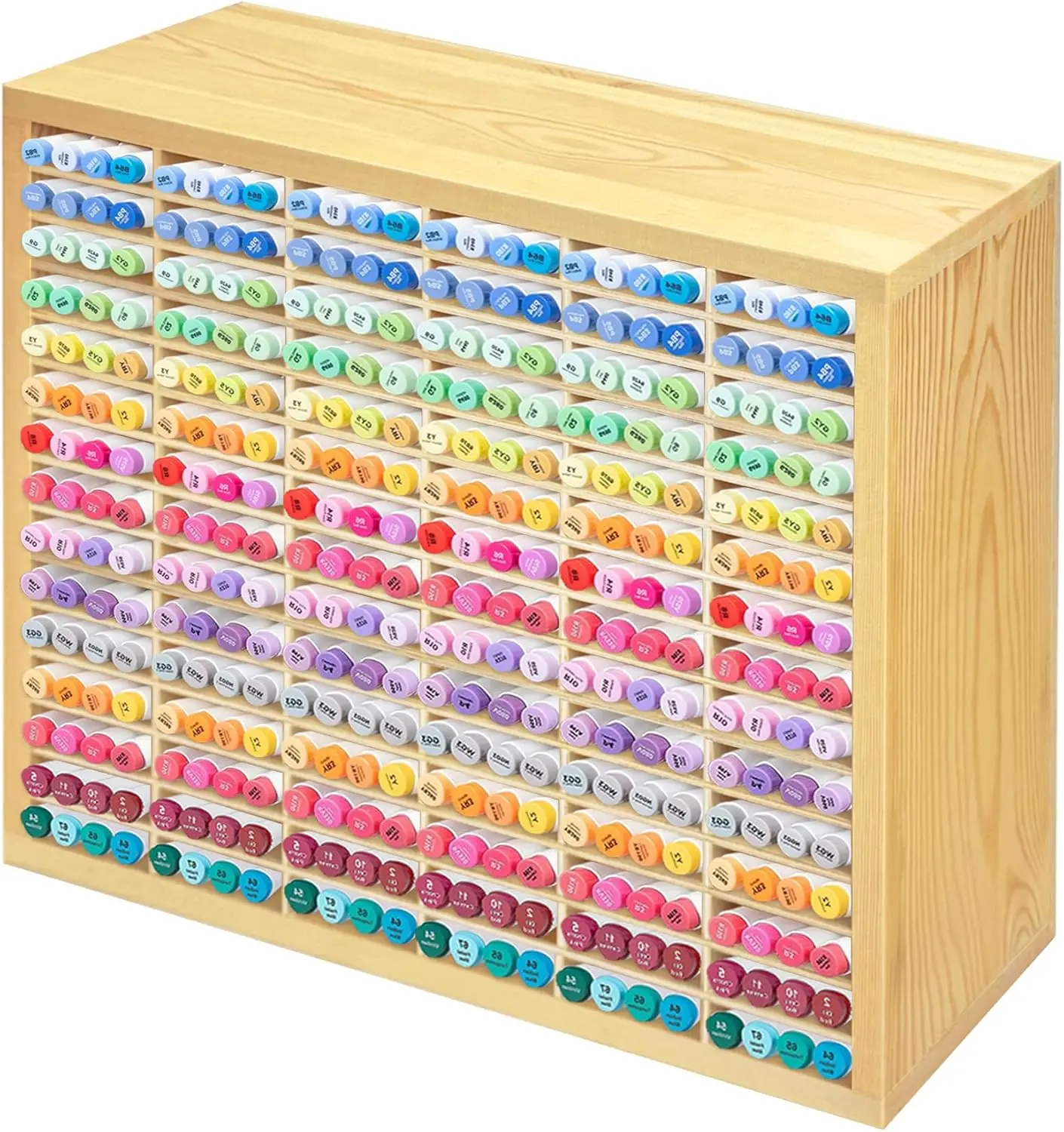 Wooden Marker Organizer for 360 Markers, 90 Slots Art Supply Storage Rack for Desk Home Classroom
Wooden Marker Organizer for 360 Markers, 90 Slots Art Supply Storage Rack for Desk Home Classroom