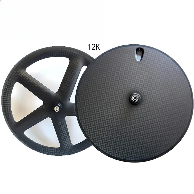 700c Full Carbon Road/Track/Fixed Gear Wheelset Rim/Disc Brake Time Trial Disc Wheels Carb Rear for Road /TT Bike UD 3K 12K
700c Full Carbon Road/Track/Fixed Gear Wheelset Rim/Disc Brake Time Trial Disc Wheels Carb Rear for Road /TT Bike UD 3K 12K
