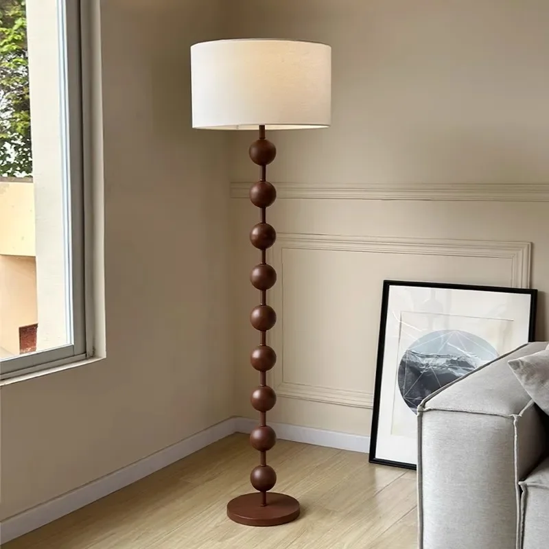 Chinese Retro Walnut Floor Lamp for Living Room Sofa Standing Lamp American Wabi-sabi Vintage Bedroom Bedside Floor Lamp E27
Chinese Retro Walnut Floor Lamp for Living Room Sofa Standing Lamp American Wabi-sabi Vintage Bedroom Bedside Floor Lamp E27