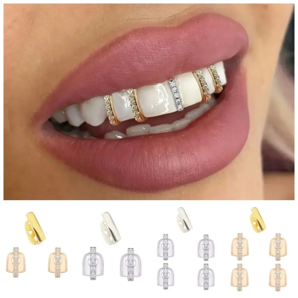 3/5Pcs Trendy Punk Hip Hop Teeth Grillz Bling Removable Single Clips Grillz Unisex Fashion Rhinestone Teeth Caps Rapper
3/5Pcs Trendy Punk Hip Hop Teeth Grillz Bling Removable Single Clips Grillz Unisex Fashion Rhinestone Teeth Caps Rapper