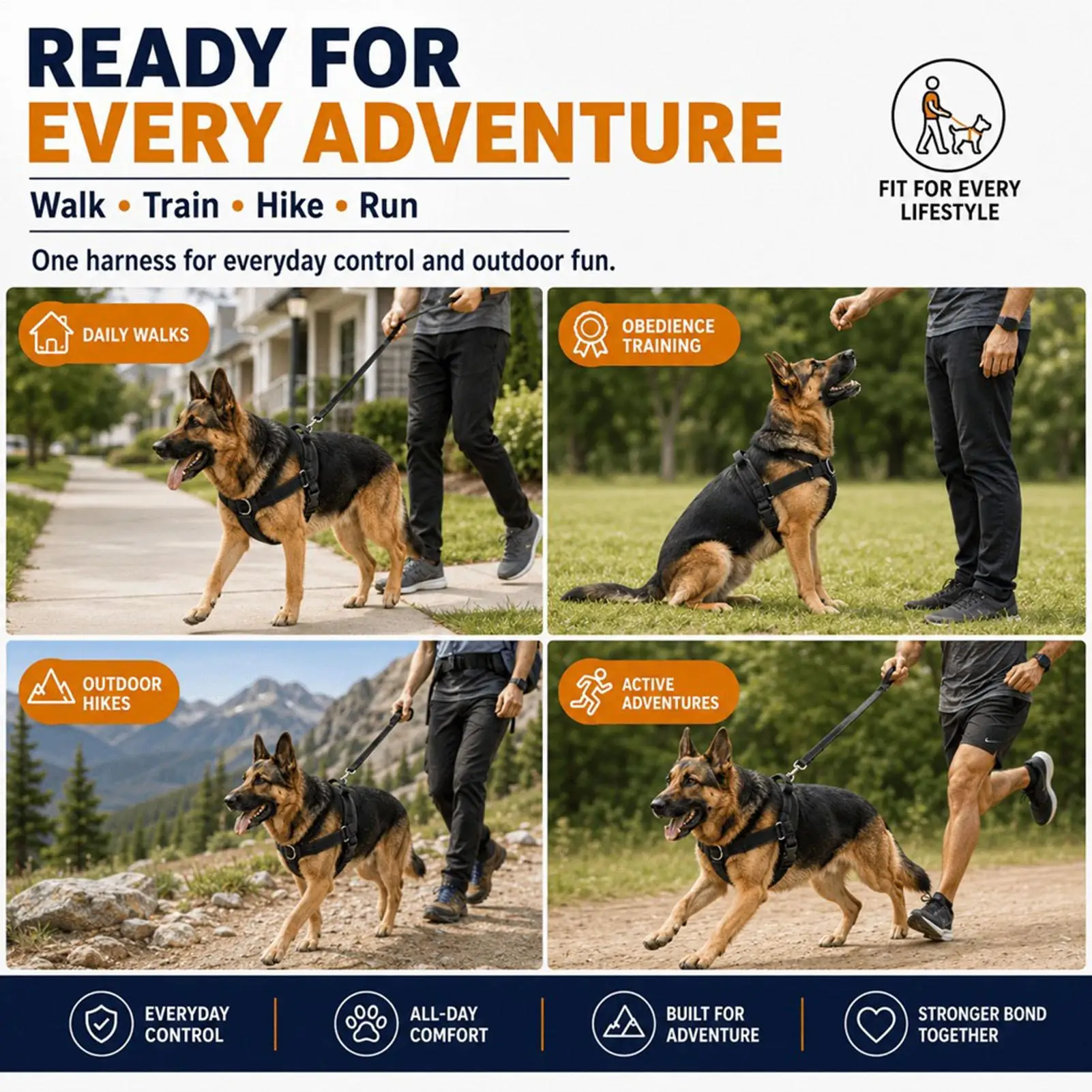 Anti Pull Dog Harness Breathable Mesh Adjustable Anti-Choke Escape Proof Dog Vest Harness For Daily Walking Training Weekend
Anti Pull Dog Harness Breathable Mesh Adjustable Anti-Choke Escape Proof Dog Vest Harness For Daily Walking Training Weekend