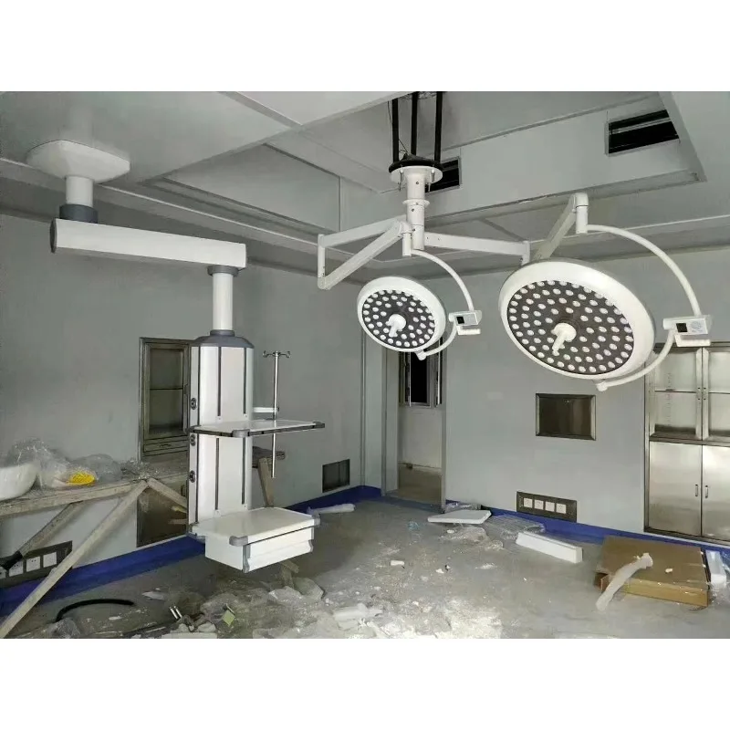 Multifunctional 700+700 Double Dome LED Surgical Lamp Hospital Emergency Shadowless Light
Multifunctional 700+700 Double Dome LED Surgical Lamp Hospital Emergency Shadowless Light