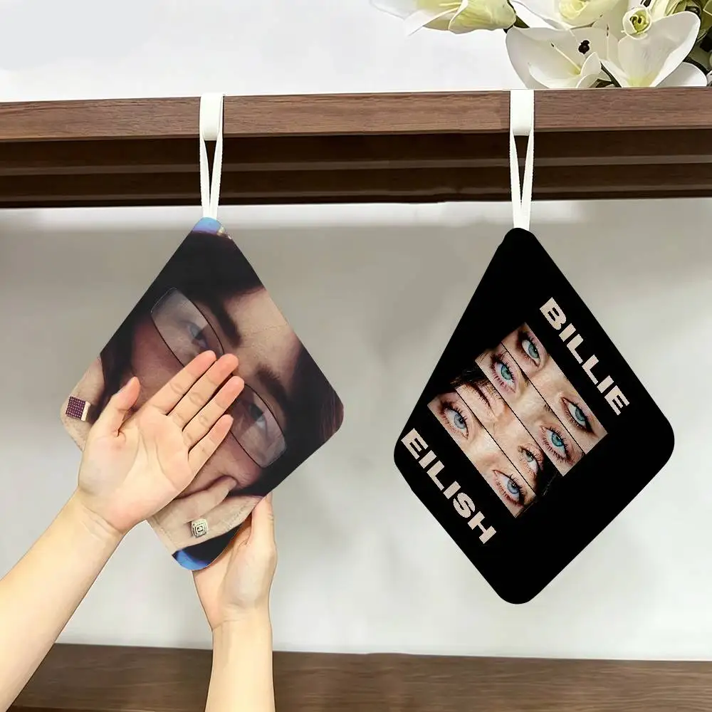 Hot Singer B-Billie E-Eilish Polyester Cotton Hanging Kitchen Towel, Skin Friendly Hand Wiping Towel for Hotel Cafe Household
Hot Singer B-Billie E-Eilish Polyester Cotton Hanging Kitchen Towel, Skin Friendly Hand Wiping Towel for Hotel Cafe Household