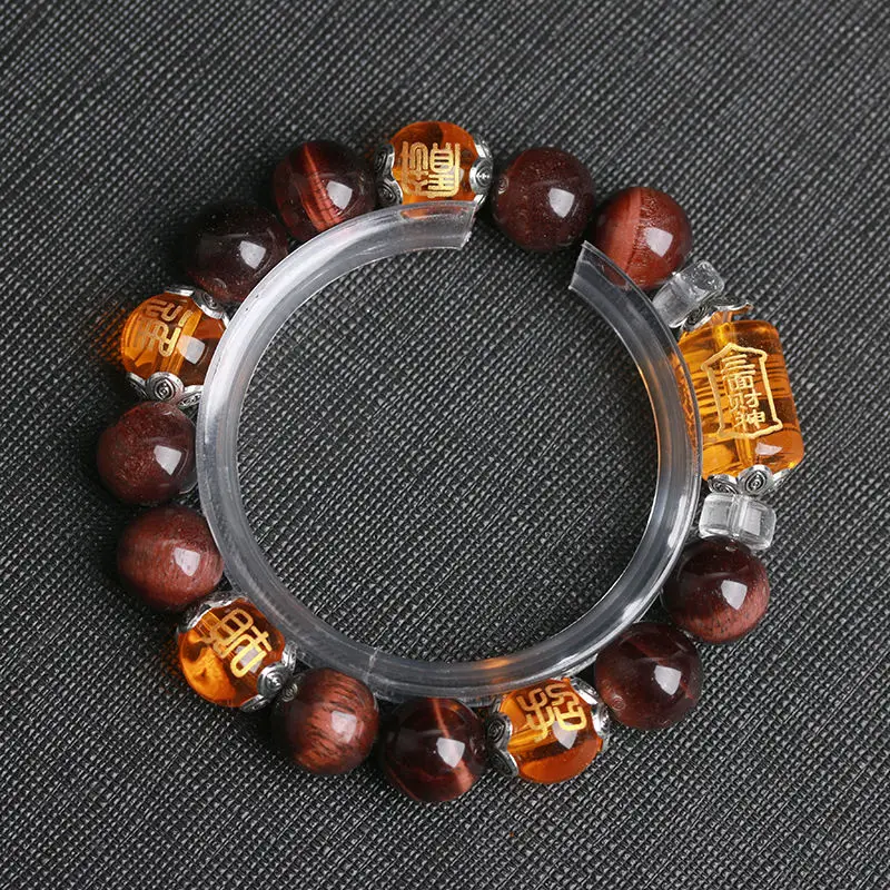 2024 New Natural Tigereye Three-Sided God of Wealth Bracelet Safe Lucky Bracelet Buddha Beads Couple
2024 New Natural Tigereye Three-Sided God of Wealth Bracelet Safe Lucky Bracelet Buddha Beads Couple