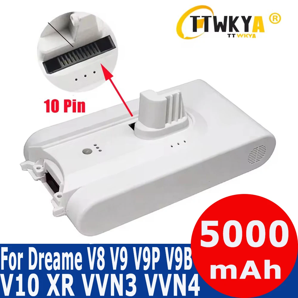(Origin) Литиевая батарея V9 V10 для Dreame V8 V9 V10 V9P XR VVN3 VVN4, запасные части для ручного беспроводного пылесоса
(Origin) Литиевая батарея V9 V10 для Dreame V8 V9 V10 V9P XR VVN3 VVN4, запасные части для ручного беспроводного пылесоса