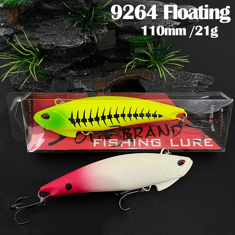21g 110mm Floating Pencil Lure Lipless Artificial Hard Bait Vibration Wobblers for Freshwater Saltwater Bass Pike Fishing Tackle
21g 110mm Floating Pencil Lure Lipless Artificial Hard Bait Vibration Wobblers for Freshwater Saltwater Bass Pike Fishing Tackle