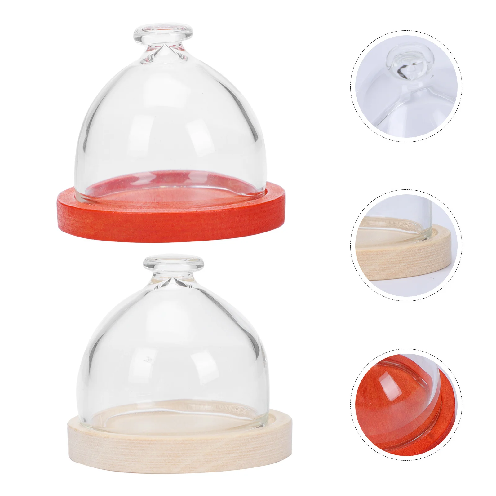 2 Sets Playing House Accessories Miniature Furnishings Cake Cover Glass Toys Transparent 
2 Sets Playing House Accessories Miniature Furnishings Cake Cover Glass Toys Transparent