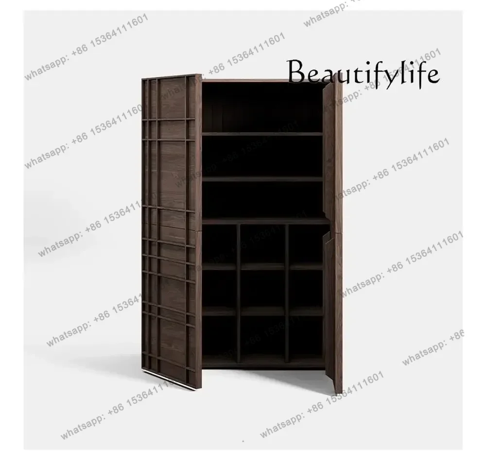 North American Black Walnut Color Dining Side Cabinet Simple Storage Porch Cabinet Household Storage Stand Cabinet
North American Black Walnut Color Dining Side Cabinet Simple Storage Porch Cabinet Household Storage Stand Cabinet
