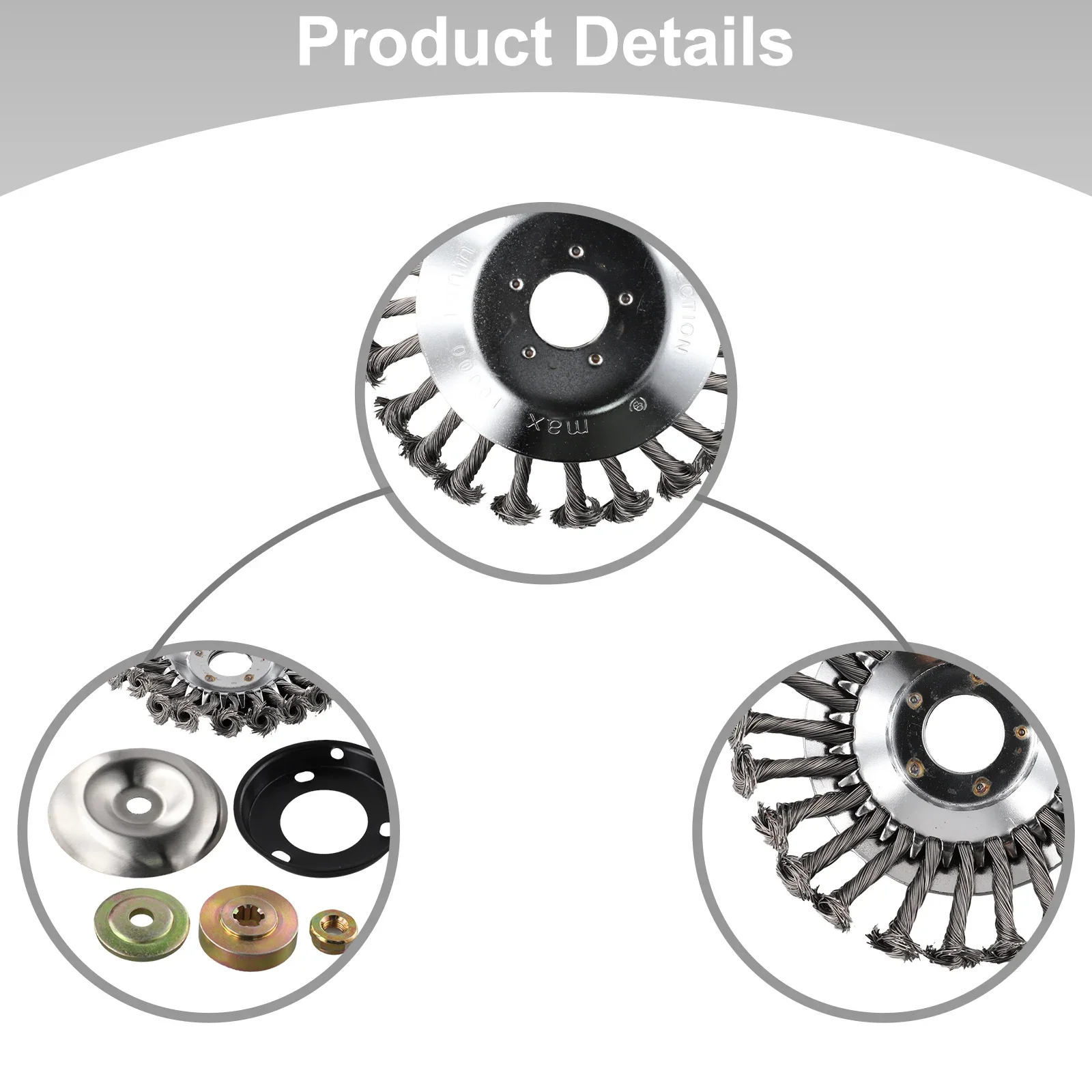 Wire Wheels Set Conversion Head Quantity Quick Real Removing Weeds Anti Slip Nut Base Plate Conversion Head Set
Wire Wheels Set Conversion Head Quantity Quick Real Removing Weeds Anti Slip Nut Base Plate Conversion Head Set