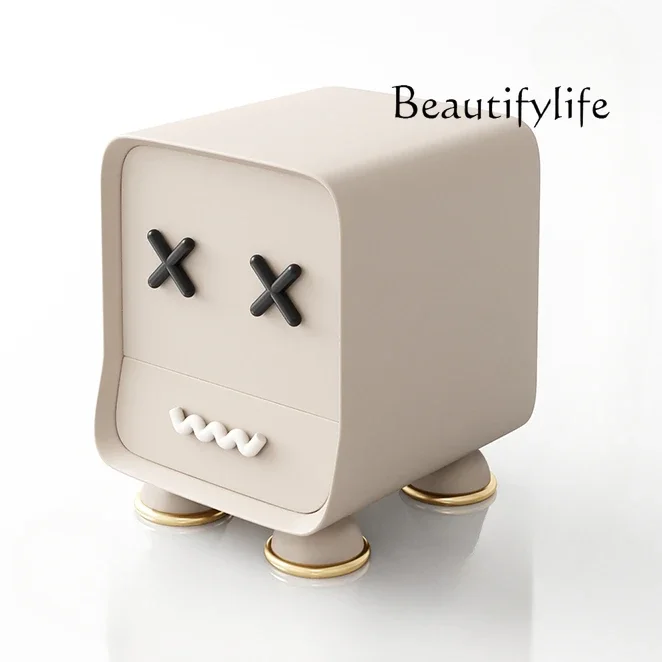 Bedside Table Small Cartoon Artistic Design Sense Creative Fashion Simple Cream Style Bedroom Bedside Cabinet
Bedside Table Small Cartoon Artistic Design Sense Creative Fashion Simple Cream Style Bedroom Bedside Cabinet