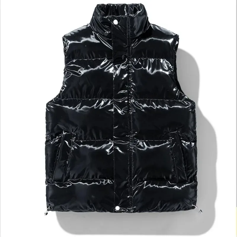 New Thickened Warm Vest Men's Fashion Sequins Sleeveless Casual Stand Collar Zipper Waistcoats Couple Outdoor Vest Outwear
New Thickened Warm Vest Men's Fashion Sequins Sleeveless Casual Stand Collar Zipper Waistcoats Couple Outdoor Vest Outwear