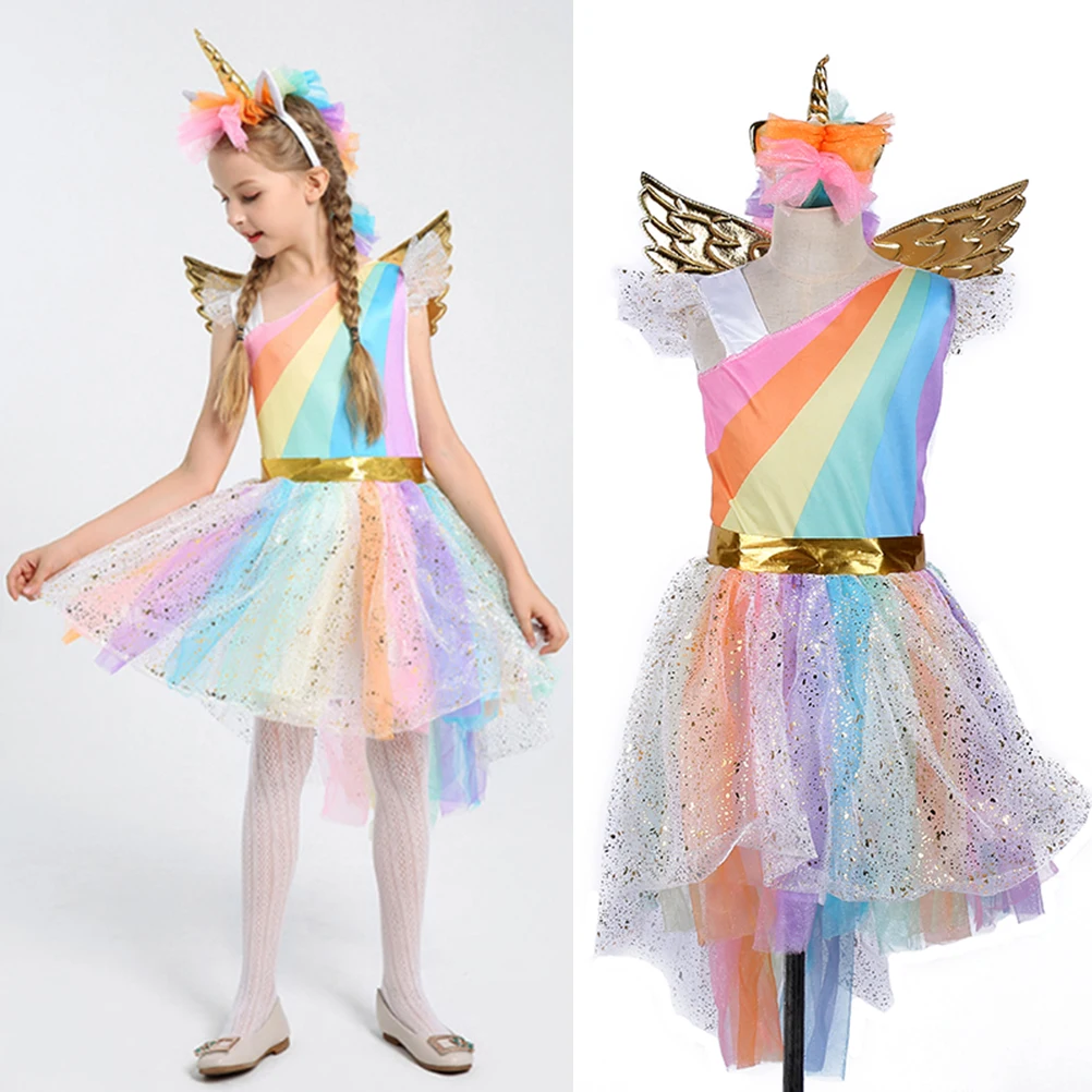 Girls Christmas Dress Colorful Halloween Costumes Party Carnival Fancy Dresses Clothing(Unicorn Dresses,L(120-130c
Girls Christmas Dress Colorful Halloween Costumes Party Carnival Fancy Dresses Clothing(Unicorn Dresses,L(120-130c