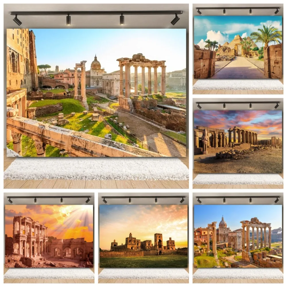 Ancient Roman Architecture Dusk Scenery Banner Background, Western Desert Cactus, Birthday Party Decoration Photography Backdrop
Ancient Roman Architecture Dusk Scenery Banner Background, Western Desert Cactus, Birthday Party Decoration Photography Backdrop