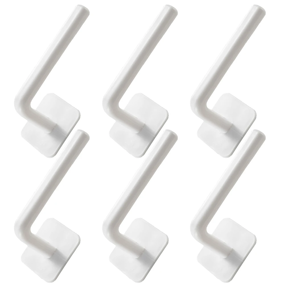 6pcs White L shaped Nail free Wall Storage Hooks for Hat Jewelry Hair Accessories ganizer Strong Adhesion No Drilling Home
6pcs White L shaped Nail free Wall Storage Hooks for Hat Jewelry Hair Accessories ganizer Strong Adhesion No Drilling Home
