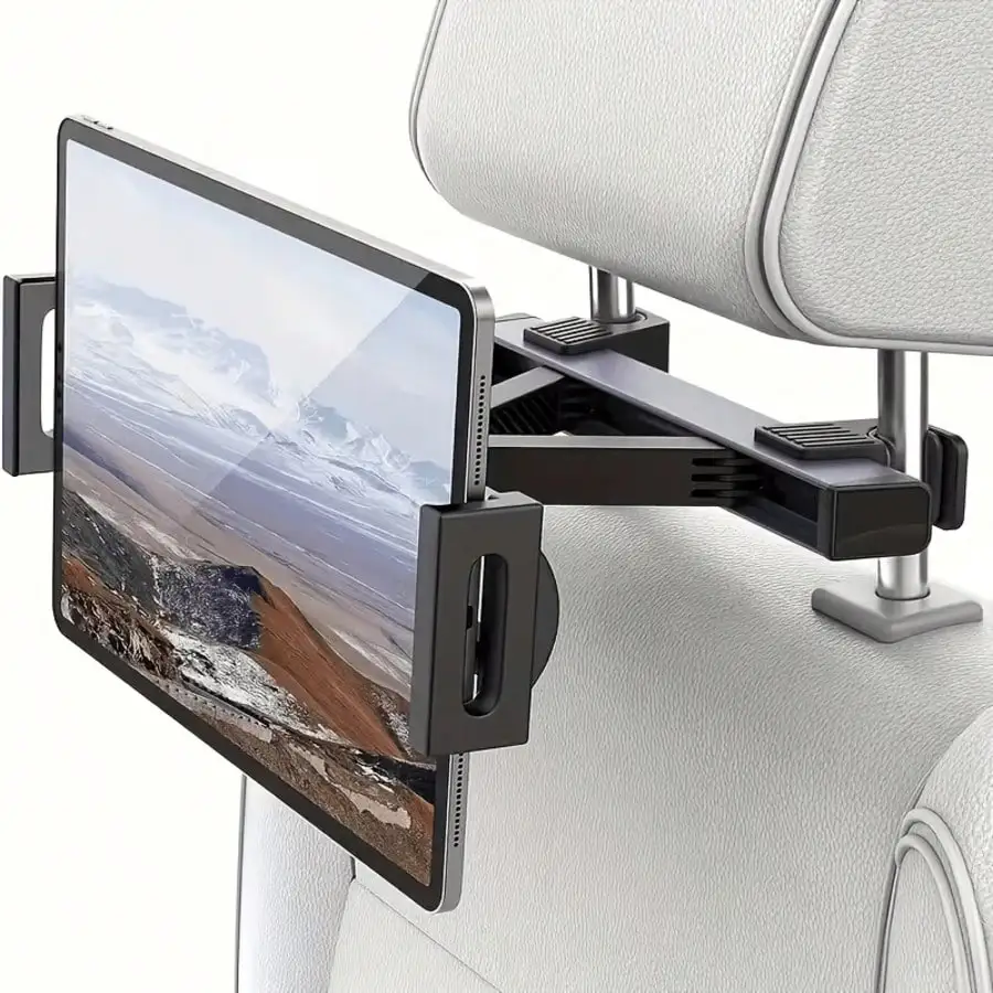 Advanced Car Tablet Holder | Sturdy And Extendable Arm With Anti Slip Grip, 360 ° Rotation, Universal For All Tablets And Smartphones, Ideal For Road Travel And Daily Commuting, Made Of High-Quality ABS Material, Easy To Install Clip On Holder
Advanced Car Tablet Holder | Sturdy And Extendable Arm With Anti Slip Grip, 360 ° Rotation, Universal For All Tablets And Smartphones, Ideal For Road Travel And Daily Commuting, Made Of High-Quality ABS Material, Easy To Install Clip On Holder