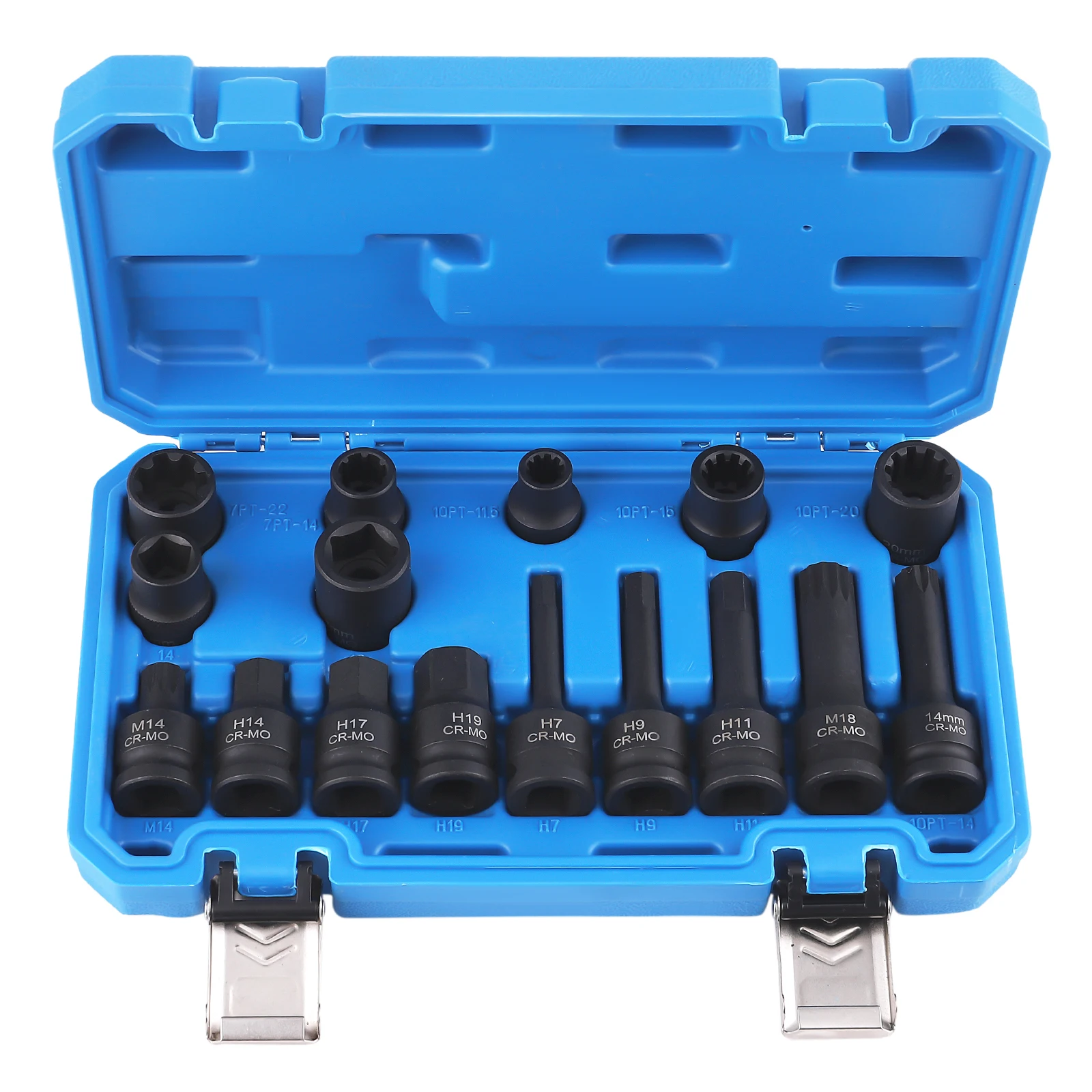 16x Impact Brake Caliper Special Socket Set For Audi BMW Ford M14 M18 H14 H17
16x Impact Brake Caliper Special Socket Set For Audi BMW Ford M14 M18 H14 H17