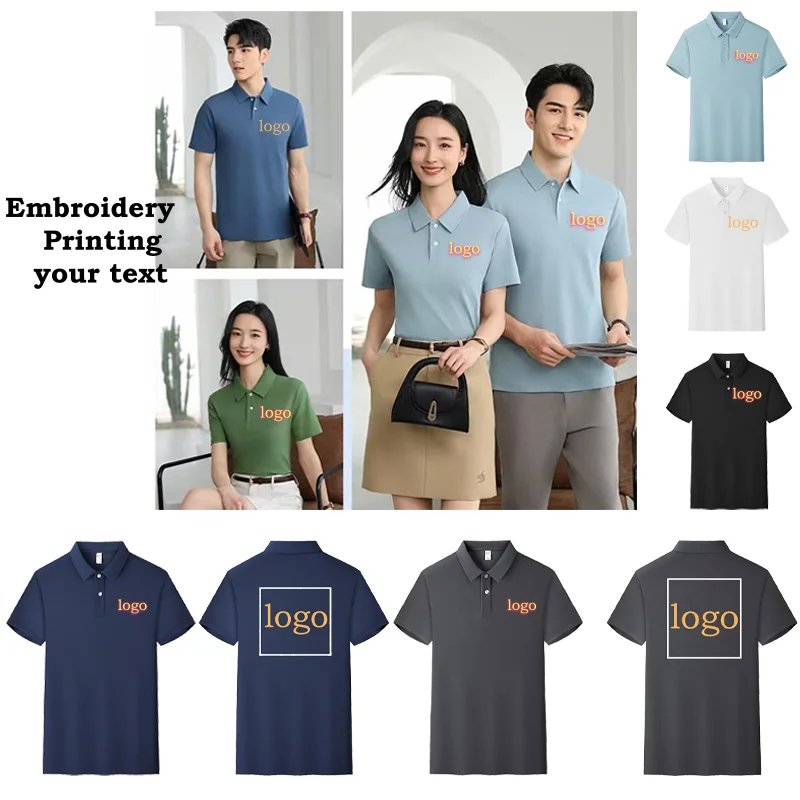 High Quality Lapel Polo Short Sleeve Shirt Sports Oversized 6XL for Men Women Customized Personalized brand Printing Embroidery
High Quality Lapel Polo Short Sleeve Shirt Sports Oversized 6XL for Men Women Customized Personalized brand Printing Embroidery