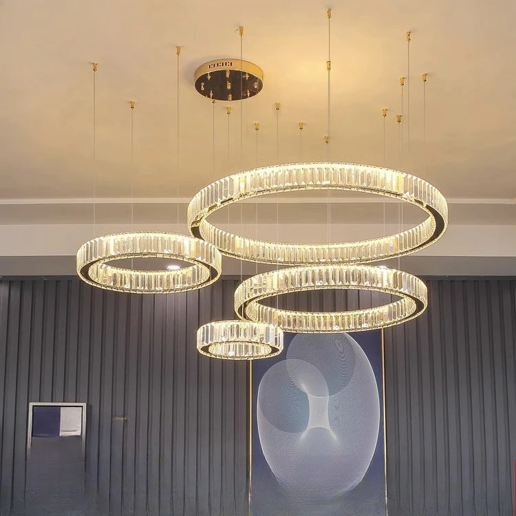 Modern Ring Led Crystal Ceiling Chandeliers Lighting Living Room Home Decor Luxury Pendant Lights Lustre Hanging Lamps Fixtures
Modern Ring Led Crystal Ceiling Chandeliers Lighting Living Room Home Decor Luxury Pendant Lights Lustre Hanging Lamps Fixtures